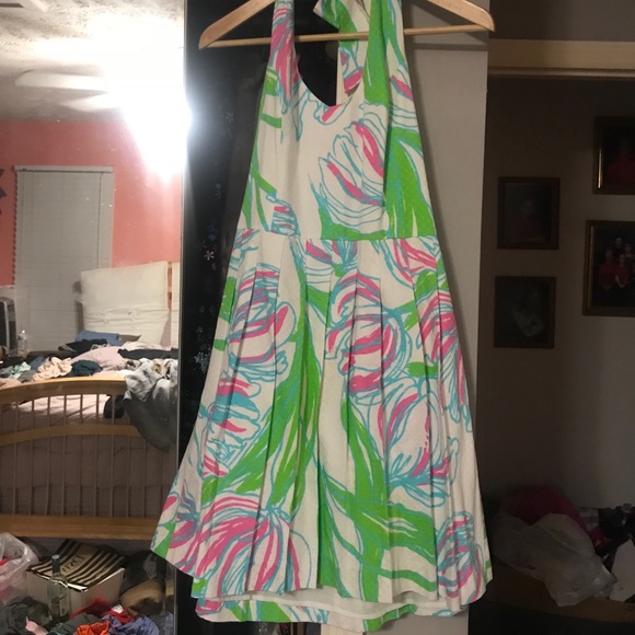 Lilly Pulitzer Dresses & Skirts - EUC Lilly Pulitzer Halter Dress